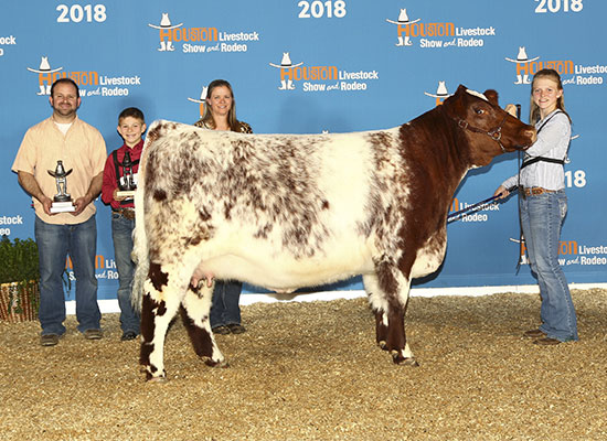 Reserve Division Champion, 2018 Houston Livestock Show, Shown by Savannah Rabe